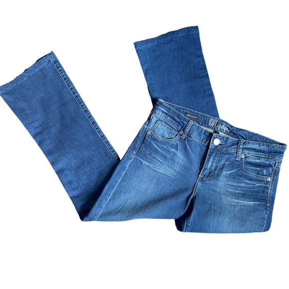 Kut From The Kloth Farrah Baby Bootcut Mid-Rise Jean Size 6 Inseam 28.5" - Picture 2 of 11